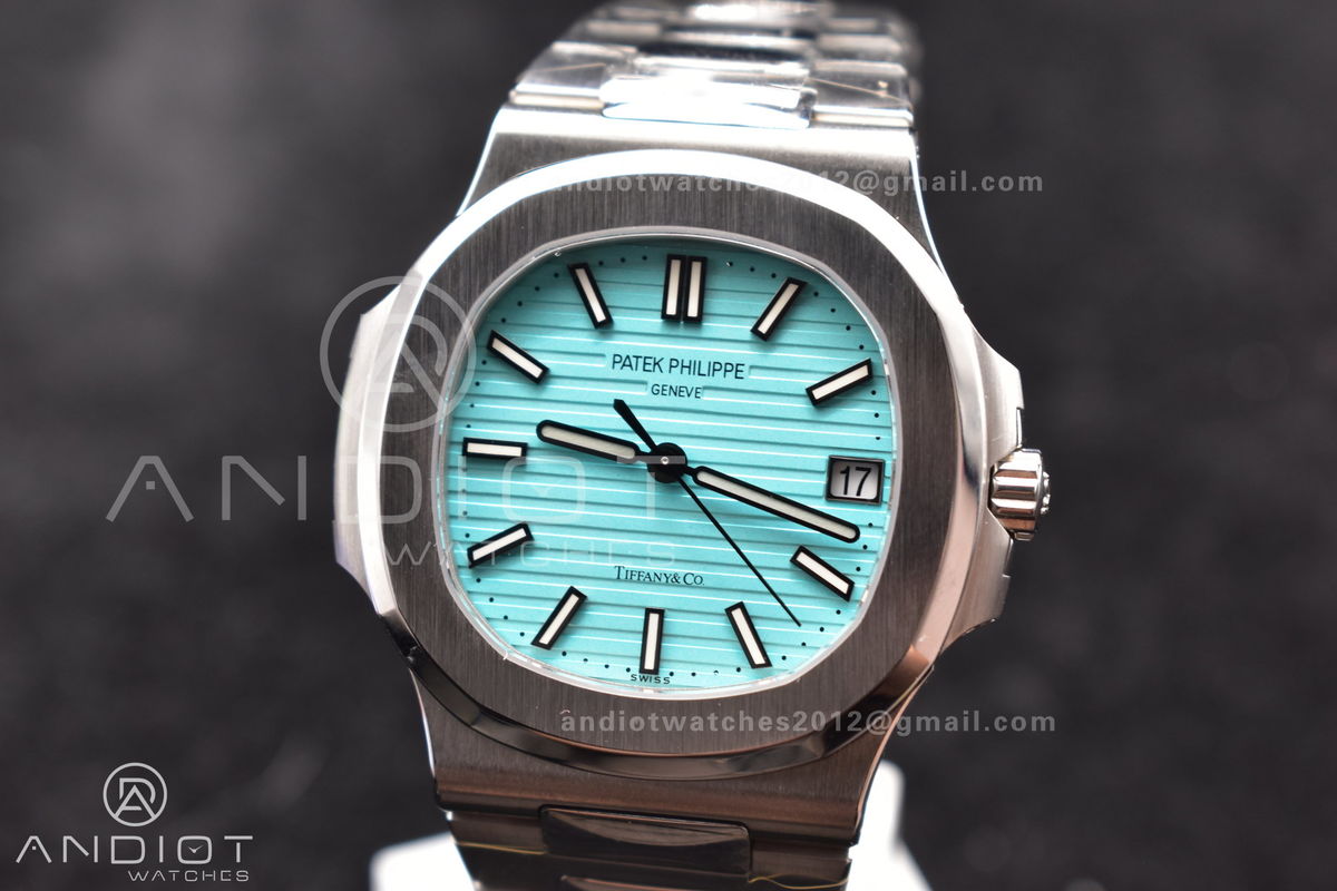 Nautilus 5711 Tiffany GRF 1:1 Best Edition Tiffany Blue Dial on SS Bracelet 324CS